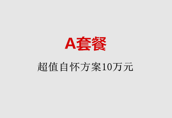 济南A套餐：超值自怀方案10万元